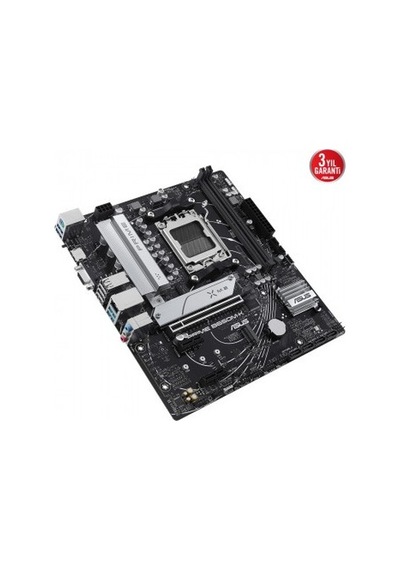 Asus Prıme B650m-k Amd B650 Am5 Ddr5 6400 Dp Analog 2x M2 Usb3.2 Aura Rgb 2.5gbit Lan