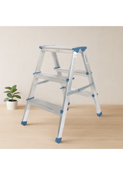 Çift Basamaklı 3+3 Alüminyum Merdiven 69 Cm -