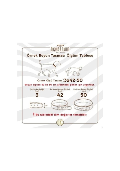 Doggie Altın Rengi Zincir Boğmalı Tasma 3x50 50 CM