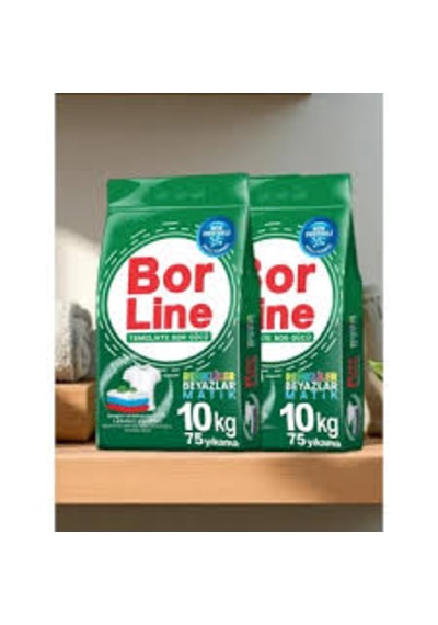 20 Kg Borline Doğal Mineralli Toz Deterjan 10 Kg + 10 Kg - Renkliler Ve Beyazlar İçin Boraks Etkili