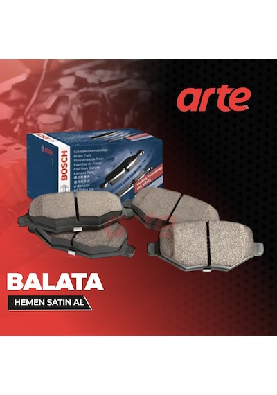 Toyota Corolla 2013-2018 Uyumlu Bosch Ön Fren Balatası
