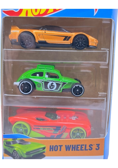 Hot Wheels 3'lü Araba Seti - Set 12 Çok Renkli