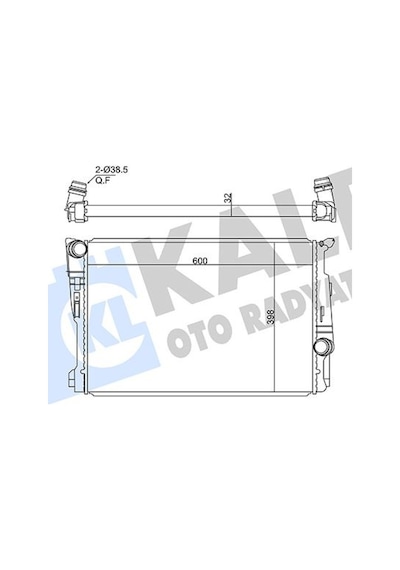 Motor - 924 - Su Radyatoru Bmw X3 N20 - Dpmıx-hb - N47 F25 Su Radyatörü