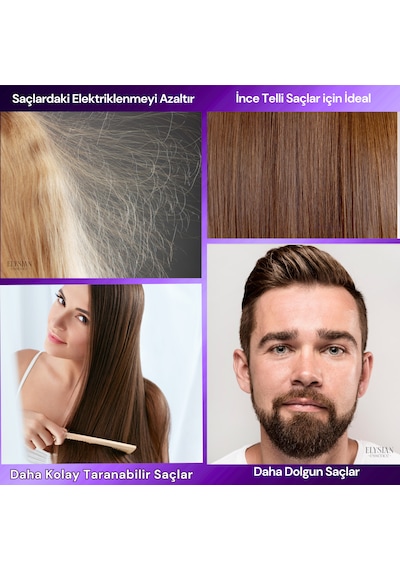 Elysian Essence Kolajen Collagen & Biotin & Hyaluronic Acid Şampuanı Copper Peptidli Nemlendirici, Dolgunlaştırıcı, Besleyici Bakım 300 Ml Tüm Saç Tipleri Elysian Essence Kolajen Collagen & Biotin & Hyaluronic Acid Şampuanı Copper Peptidli Nemlendirici, Dolgunlaştırıcı, Besleyici Bakım 300 Ml Tüm Saç Tipleri