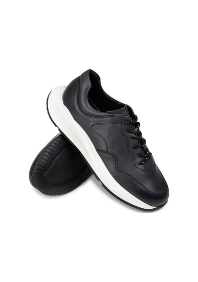 Deery Hakiki Deri Gri Erkek Sneaker Ayakkabı - 01725Mgrıe04 Gri