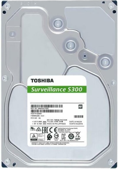 Toshiba S300 Surveillance HDWT860UZSVA 6 TB 3.5" Hard Disk