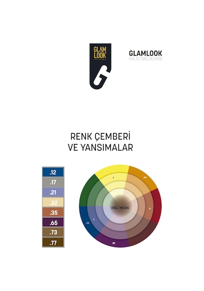 Glamlook Kalıcı Saç Boyası 100 Ml Koyu Kumral Yoğun Bakır 6.44