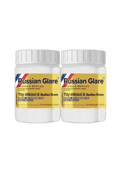 Süper Russ Glare Tüylere Krem Nano 2 Adet X 50 Ml Russ Merhemi