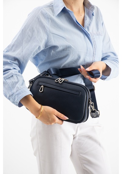 Just Polo Lisanslı Kadın Omuz & Çapraz Askılı Çanta Lacivert