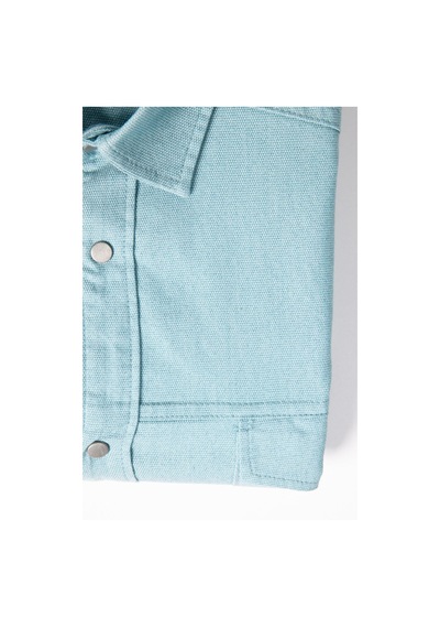 Tudors Büyük Beden Yıkamalı Çift Cepli Armürlü Denim Mint Erkek Gömlek-29643-mint Yeşili Mint Tudors Büyük Beden Yıkamalı Çift Cepli Armürlü Denim Mint Erkek Gömlek-29643-mint Yeşili Mint