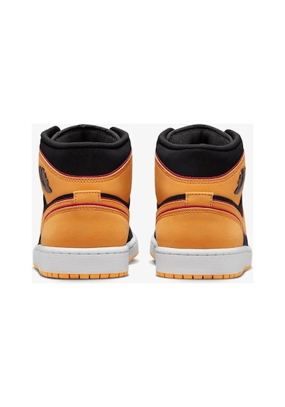 Nike Air Jordan 1 Mid Se Erkek Sneaker Siyah Turuncu Siyah Turuncu