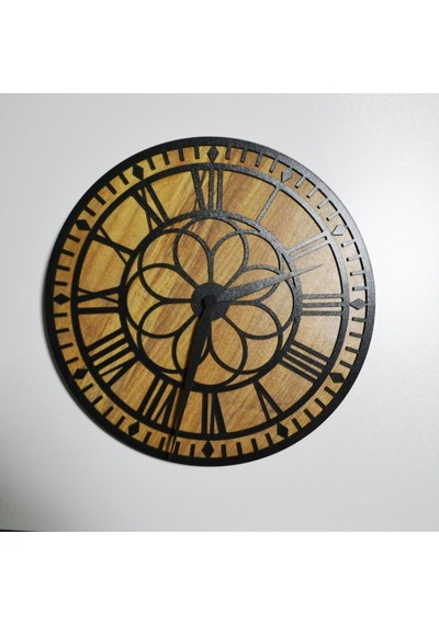 DUVAR SAATİ - 0036 Kahverengi