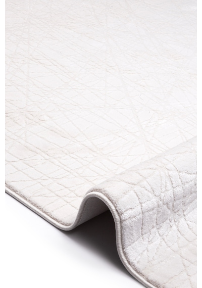 Enti Akik 8615 Krem Halı Kilim Salon Mutfak Kesme Yolluk Dokuma Krem