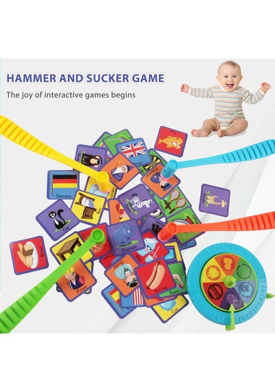 Çocuklar İçin Etkileşimli Hammer Oyun Konsolu -亲子互动儿童玩具