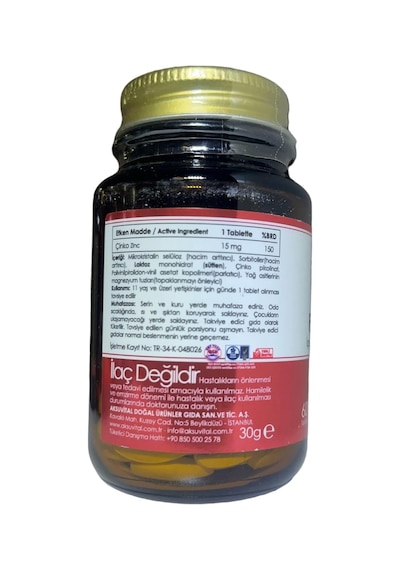 Çinko Pikolinat 60 Tablet 3 Adet