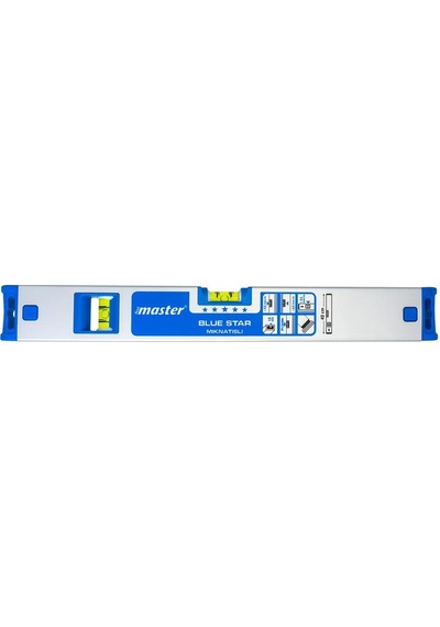 Master 506890 Blue Star Mıknatıslı Su Terazisi 40 Cm
