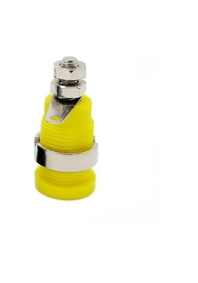 4mm Korumalı Sarı Born Jack - 5 Adet