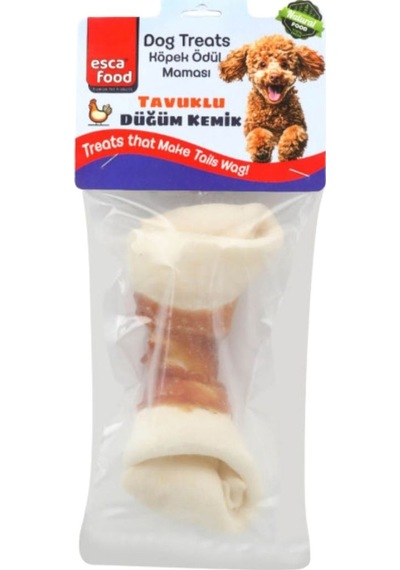 Esca Food Tavuklu Düğüm Kemik Köpek Ödülü 15.5 CM 1 Adet