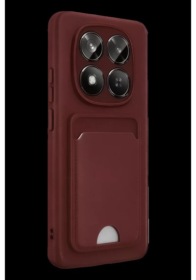 Xiaomi Redmi Note 15 Pro 5g Kelvin Kartvizitli Silikon - Bordo