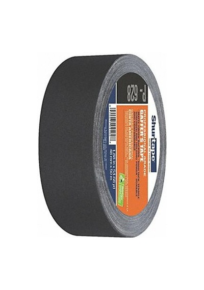Shurtape P- 628 Profesyonel Sınıf, Kaplamalı Gaffer Bandı, Sosyal Mesafe İşaretleme, 48 Mm X 50 M, Siyah, 1 Rulo 138775