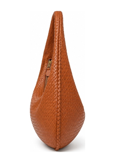 Nura Collection Kadın Yumuşak Form Örgü Hobo Çanta - Taba - 910227189 Taba