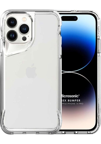 Microsonic Apple Uyumlu iPhone 14 Pro Kilif Trex Bumper Seffaf 557077088