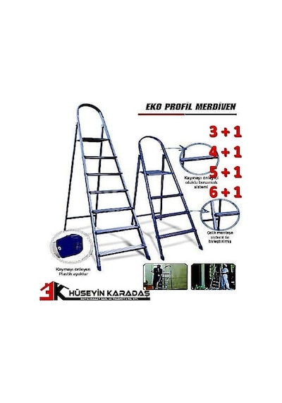 Herly Eko Profil Merdiven 6 + 1 Basamak