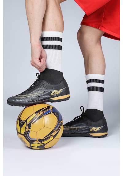 Jump 29677 Çoraplı Siyah - Altın Rengi Halı Saha Krampon Futbol Ayakkabısı Siyah Jump 29677 Çoraplı Siyah - Altın Rengi Halı Saha Krampon Futbol Ayakkabısı Siyah