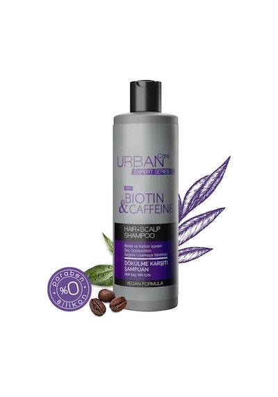 Urban Care Expert Biotin Ve Kafein Dökülme Karşıtı Şampuan Tonik-sağlıklı Uzamaya Yardımcı-vegan Set.urban Dökülen