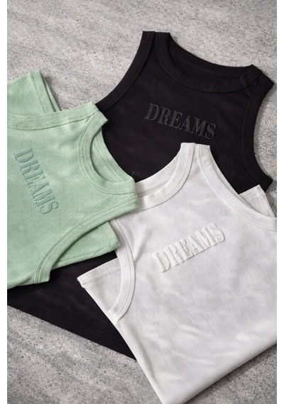 Demirsa Boutique Halter Yaka 3'lü Siyah, Yeşil Ve Beyaz Renk Modal Kaşkorse Kadın Atlet T-shirt Beyaz-yeşil-siyah Demirsa Boutique Halter Yaka 3'lü Siyah, Yeşil Ve Beyaz Renk Modal Kaşkorse Kadın Atlet T-shirt Beyaz-yeşil-siyah