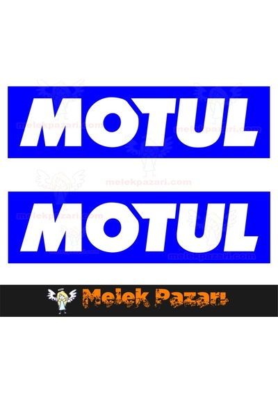 2 Adet Motul Yağ Bisiklet, Oto Sticker