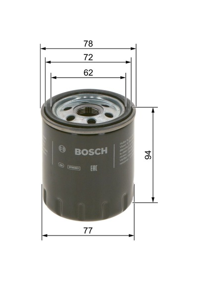 Yağ Filtresi Euro 6 Bosch F026407268 Jumper Boxer Euro 6