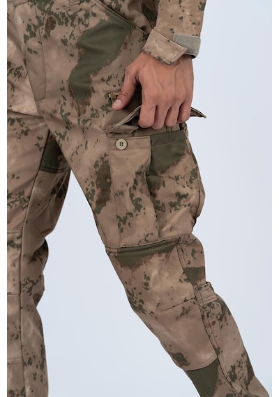 Combat Tactical Pantolon Komando Softshell Kamuflaj - 508-672-jandarma Çok Renkli