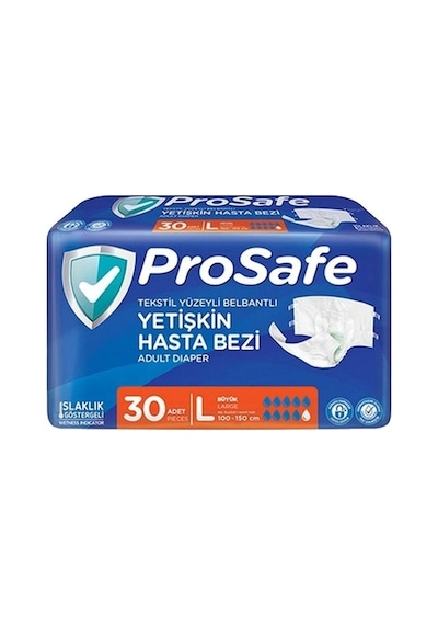 Prosafe Belbantlı Hasta Bezi L 12 x 30'lu