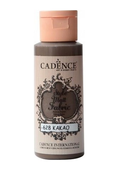 Cadence Sytle Matt Kumaş Boyası 59 ML F-628 Kakao