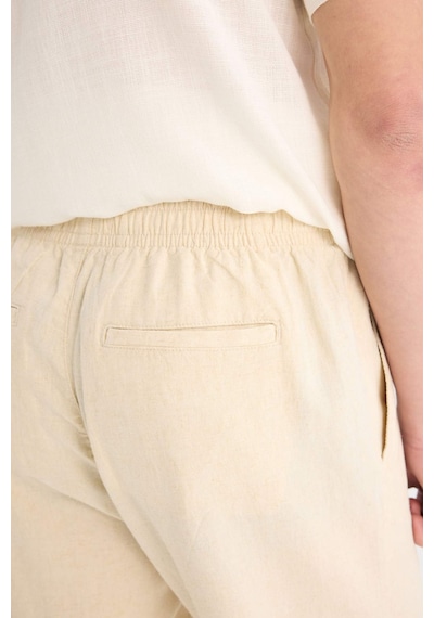 Defacto Relax Fit Rahat Kesim Dar Paça Keten Karışımlı Yazlık Pantolon C1140ax25smbg750 Bej