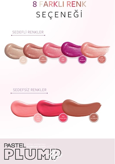 Pastel Plump Up Extra Hydrating Plumping Gloss - Dolgunlaştıran Dudak Parlatıcısı 206 Chic 206