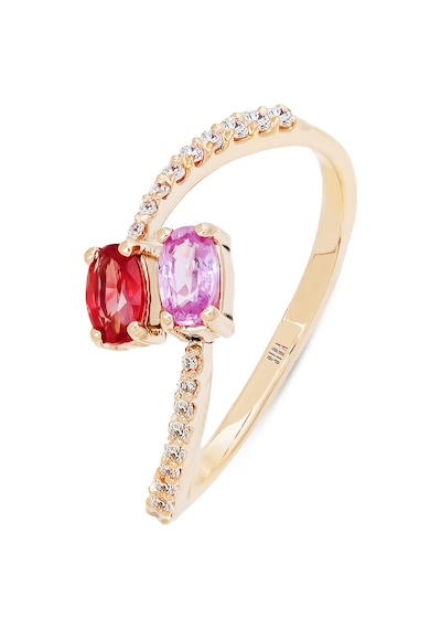 Siramücevherat Oval Safir Yüzük - Rose