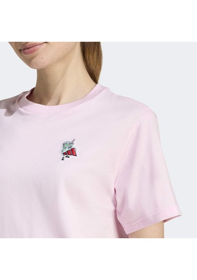 Adidas Ka5077 W Food T Kadın Tişört Pembe