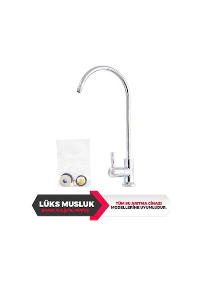 Facuet 304 Paslanmaz Çelik Su Arıtma Cihazları İçin Musluk Standart Gümüş