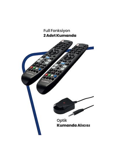 Goldmaster Ranger Plus Full Hd Uydu Cihazı 2 Adet Kumandalı 10 Yıl Garantili
