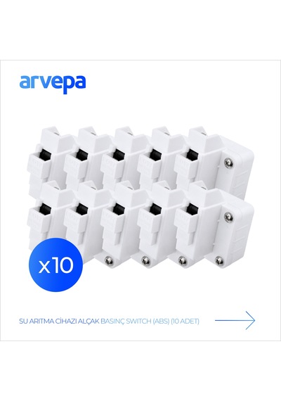 Arvepa Su Arıtma Cihazı Alçak Basınç Switch (ABS) 10 Adet - Uzun Ömürlü Koruma