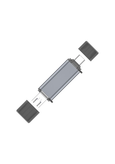 Ally Ads-307 3 In 1 Usb + Micro Usb + Type-c Otg Kart Okuyucu