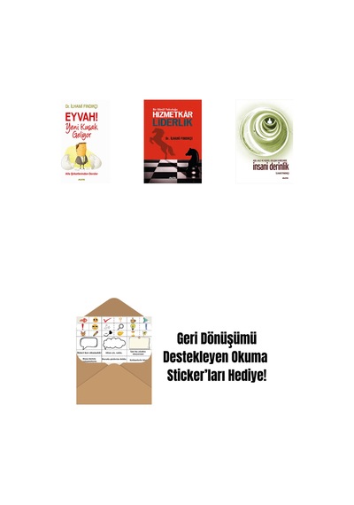 Eyvah Yeni Kuşak Geliyor + Hizmetkar Liderlik Cep Boy + İnsani Derinlik + Okuma Sticker'ları
