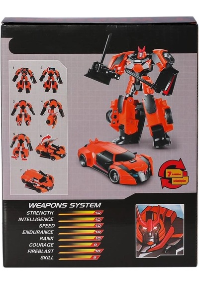 Mey İthalat Lj1654 Metal Dönüşebilen Robot -gepettoys