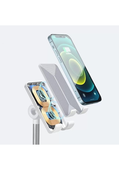 Mcdodo Ch-0530 2in1 Kablosuz Telefon Ve Kulaklık Şarj Standı - Beyaz