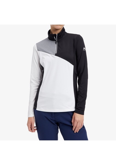 McKinley Mc Kinley Dolly Iı Half Zip Uzun Kollu Kadın Beyaz Üst 429052 Beyaz