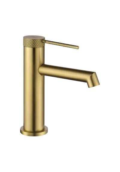 Fj-1012 Fırçalanmış Altın Lavabo Bataryası Altın