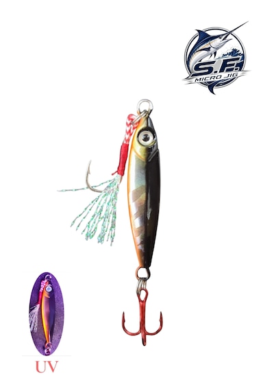 S.f. Micro Jig 10 Gr 48mm - Uzun Atış Metal Jig Yem - Levrek Lüfer İstavrit Avı İçin Profesyonel Sahte