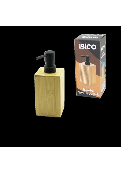Bambu Sıvı Sabunluk Siyah Pompa 7 X 11.5 Cm
